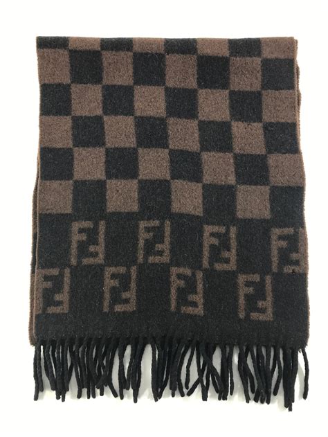 vintage fendi wool scarf.